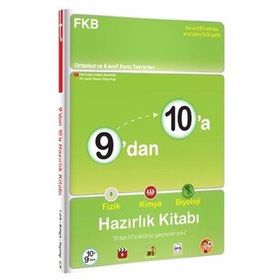 Tonguç Akademi Yayınları 9'dan 10'a Fizik Kimya Biyoloji Hazırlık Kitabı
