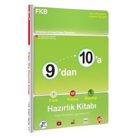 Tonguç Akademi Yayınları 9'dan 10'a Fizik Kimya Biyoloji Hazırlık Kitabı