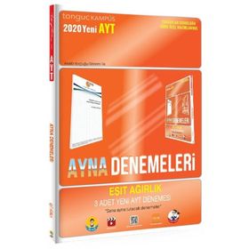 Tonguç Akademi Yayınları AYT Eşit Ağırlık Ayna Denemeleri