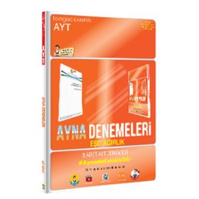 Tonguç Akademi Yayınları AYT Eşit Ağırlık Ayna Denemeleri