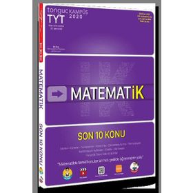 Tonguç Akademi Yayınları TYT Matematik Son 10 Konu Soru Bankası
