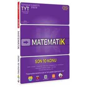 Tonguç Akademi Yayınları TYT Matematik Son 10 Konu Soru Bankası