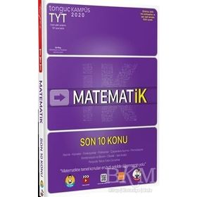 Tonguç Akademi Yayınları TYT Matematik Son 10 Konu