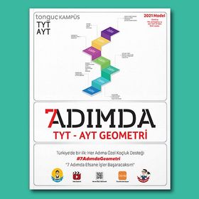 Tonguç Akademi Yayınları YKS TYT AYT 7 Adımda Geometri Soru Bankası