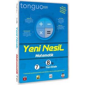Tonguç Akademi Yeni Nesil Matematik 7'den 8'e Yaz Kitabı