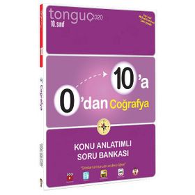 Tonguç Yayınları 0'dan 10'a 10.Sınıf Coğrafya Konu Anlatımlı Soru Bankası