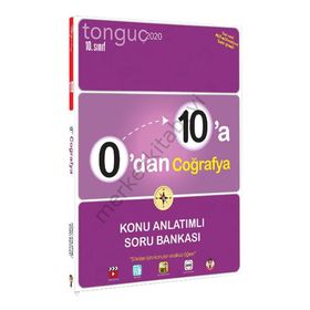 Tonguç Yayınları 0'dan 10'a 10.Sınıf Coğrafya Konu Anlatımlı Soru Bankası