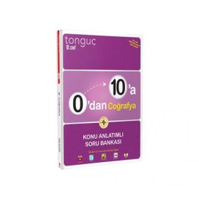 Tonguç Yayınları 0'dan 10'a 10.Sınıf Coğrafya Konu Anlatımlı Soru Bankası