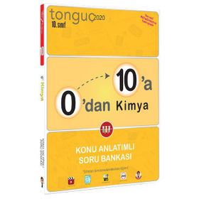 Tonguç Yayınları 0'dan 10'a 10.Sınıf Kimya Konu Anlatımlı Soru Bankası