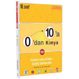 Tonguç Yayınları 0'dan 10'a 10.Sınıf Kimya Konu Anlatımlı Soru Bankası