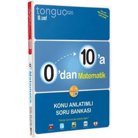 Tonguç Yayınları 0'dan 10'a 10.Sınıf Matematik Konu Anlatımlı Soru Bankası