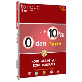Tonguç Yayınları 0'dan 10'a 10.Sınıf Tarih Konu Anlatımlı Soru Bankası