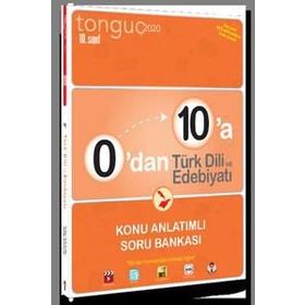 Tonguç Yayınları 0'dan 10'a 10.Sınıf Türk Dili ve Edebiyatı Konu Anlatımlı Soru Bankası