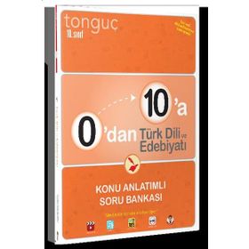 Tonguç Yayınları 0'dan 10'a 10.Sınıf Türk Dili ve Edebiyatı Konu Anlatımlı Soru Bankası
