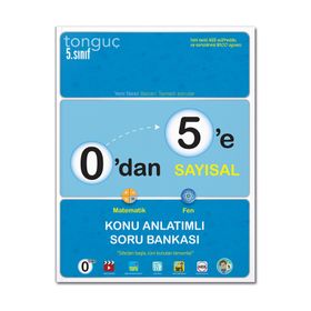 Tonguç Yayınları 0´dan 5´e Sayısal Konu Anlatımlı Soru Bankası