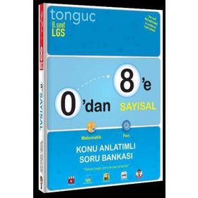 Tonguç Yayınları 0’dan 8’e Sayısal Konu Anlatımlı Soru Bankası