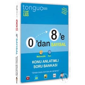 Tonguç Yayınları 0’dan 8’e Sayısal Konu Anlatımlı Soru Bankası
