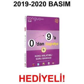 Tonguç Yayınları 0'dan 9'a 9.Sınıf Coğrafya Konu Anlatımlı Soru Bankası
