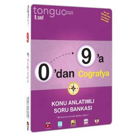 Tonguç Yayınları 0'dan 9'a 9.Sınıf Coğrafya Konu Anlatımlı Soru Bankası