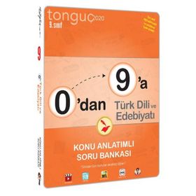 Tonguç Yayınları 0'dan 9'a 9.Sınıf Türk Dili ve Edebiyatı Konu Anlatımlı Soru Bankası