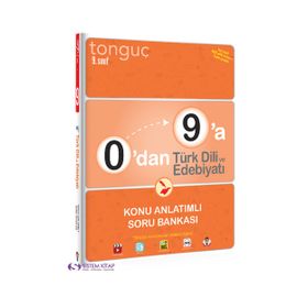 Tonguç Yayınları 0'dan 9'a 9.Sınıf Türk Dili ve Edebiyatı Konu Anlatımlı Soru Bankası
