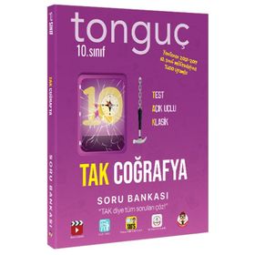 Tonguç Yayınları 10.Sınıf Coğrafya TAK Soru Bankası