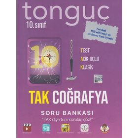Tonguç Yayınları 10.Sınıf Coğrafya TAK Soru Bankası