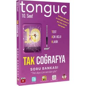 Tonguç Yayınları 10.Sınıf Coğrafya TAK Soru Bankası