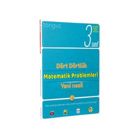 Tonguç Yayınları 3. Sınıf Matematik Dört Dörtlük Yeni Nesil Soru Bankası