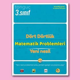Tonguç Yayınları 3. Sınıf Matematik Dört Dörtlük Yeni Nesil Soru Bankası