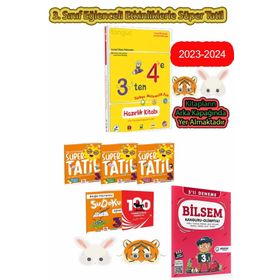 Tonguç Yayınları 3'ten 4'e Hazırlık Seti 3. Sınıf Tatil Kitabı