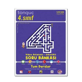Tonguç Yayınları 4. Sınıf Tüm Dersler Video Anlatımlı Etkinlikli Soru Bankası