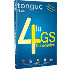Tonguç Yayınları 8. Sınıf 4'lü LGS Denemeleri