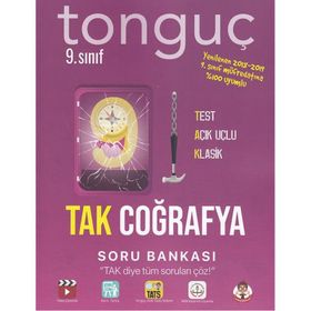Tonguç Yayınları 9 Sınıf TAK Coğrafya Soru Bankası
