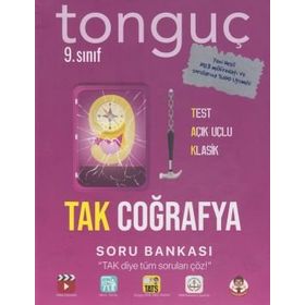 Tonguç Yayınları 9 Sınıf TAK Coğrafya Soru Bankası