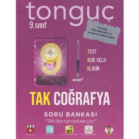 Tonguç Yayınları 9 Sınıf TAK Coğrafya Soru Bankası