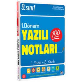 Tonguç Yayınları - 9. Sınıf Yazılı Notları 1. Dönem 1 ve 2. Yazılı