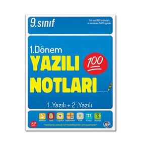 Tonguç Yayınları - 9. Sınıf Yazılı Notları 1. Dönem 1 ve 2. Yazılı