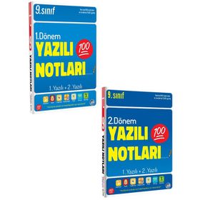 Tonguç Yayınları - 9. Sınıf Yazılı Notları 1. Dönem ve 2. Dönem 1 ve 2. Yazılı