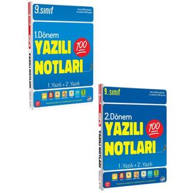 Tonguç Yayınları - 9. Sınıf Yazılı Notları 1. Dönem ve 2. Dönem 1 ve 2. Yazılı