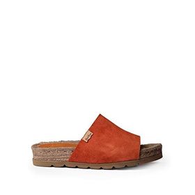 Toni Pons Dora-SE Brandy Bölünmüş Deri Kadın Espadril Ayakkabı
