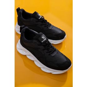 Tonny Black 772 Siyah Beyaz Unisex Spor Ayakkabı