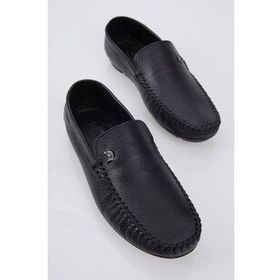Tonny Black Rahat Kalıp Hakiki Deri Erkek Siyah Loafer