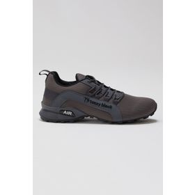 Tonny Black Rahat Kalıp Termo Taban Bağcıklı Erkek Füme Sneaker