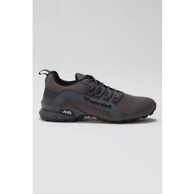 Tonny Black Rahat Kalıp Termo Taban Bağcıklı Erkek Füme Sneaker