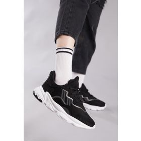 Tonny Black TB248 Siyah Süet Unisex Spor Ayakkabı