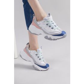 Tonny Black TB7040-1 Beyaz Pembe Kadın Spor Ayakkabı