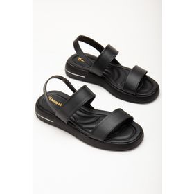 Tonny Black TBACR817 Siyah Kadın Sandalet