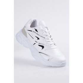 Tonny Black TBB013 Beyaz Faylon Taban Unisex Spor Ayakkabı