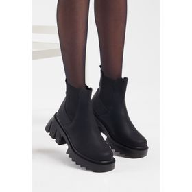 Tonny Black TBER155 Siyah Cilt Kadın Bot